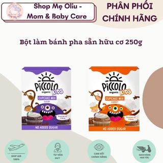 Bột làm bánh cupcale pha sẵn hữu cơ Piccolo 250g