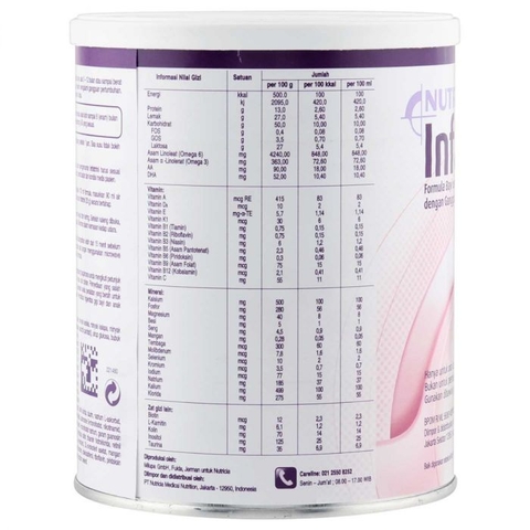Sữa Tăng Cân INFATRINI Đức Cho Bé 0-18 Tháng 400g