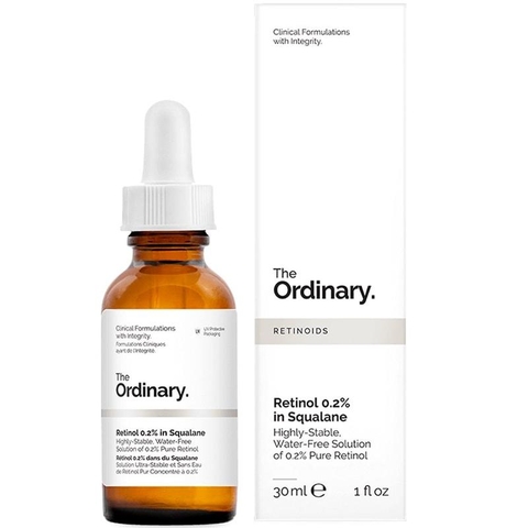 Serum Retinol 0.2% in Squalane Trị Mụn & Chống Lão Hóa Da