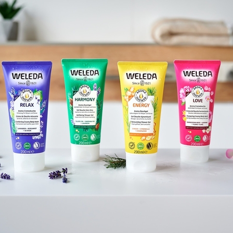 Sữa tắm Weleda Aroma liệu pháp hương thơm 200ml