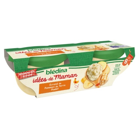 Hủ ăn dặm cơm/cháo Bledina cho bé từ 6 tháng (200g x2)