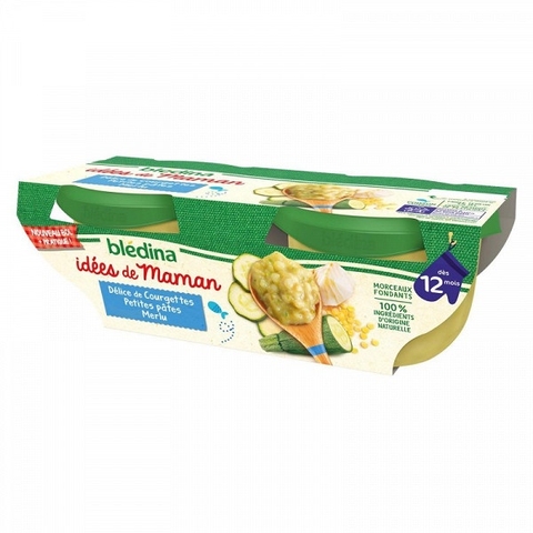 Hủ ăn dặm cơm/cháo Bledina cho bé từ 6 tháng (200g x2)
