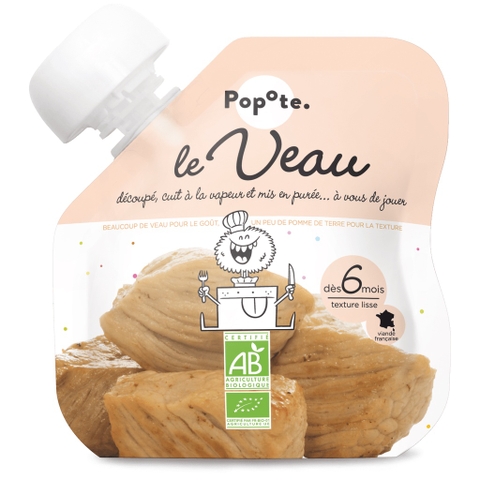 Túi ăn dặm vị mặn hữu cơ Popote cho bé từ 6 tháng