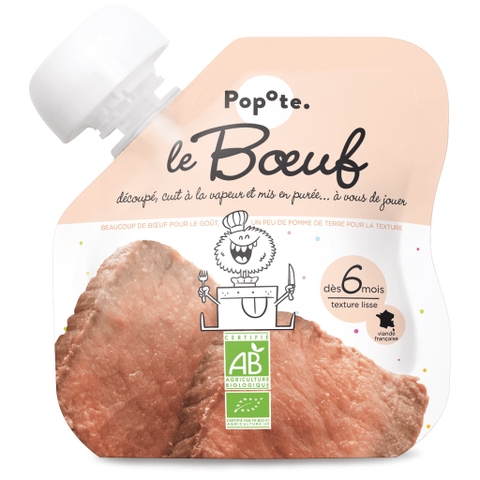 Túi ăn dặm vị mặn hữu cơ Popote cho bé từ 6 tháng