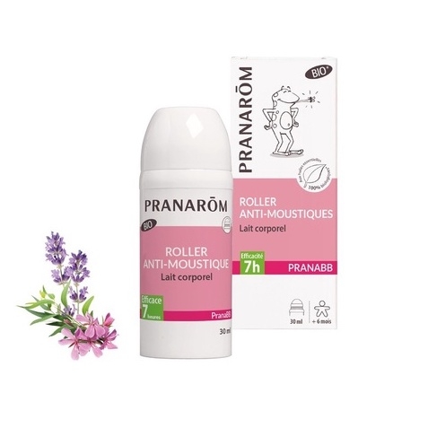 Lăn hữu cơ Pranarôm chống muỗi cho bé từ 6 tháng tuổi 30ml