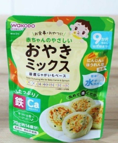 Bột bánh bao Oyaki rau củ Nhật Bản