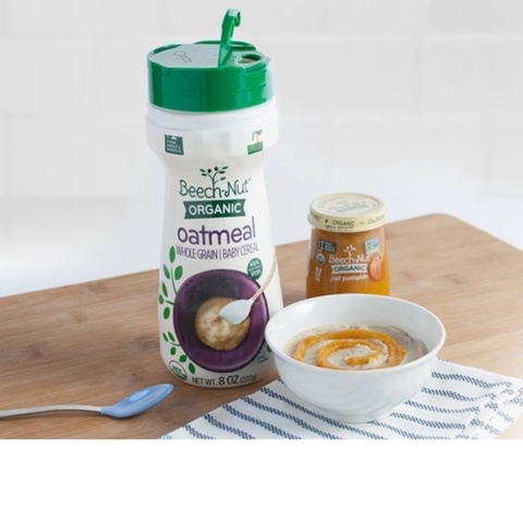 Bột ăn dặm yến mạch Beech Nut cho bé từ 4 tháng tuổi 227g