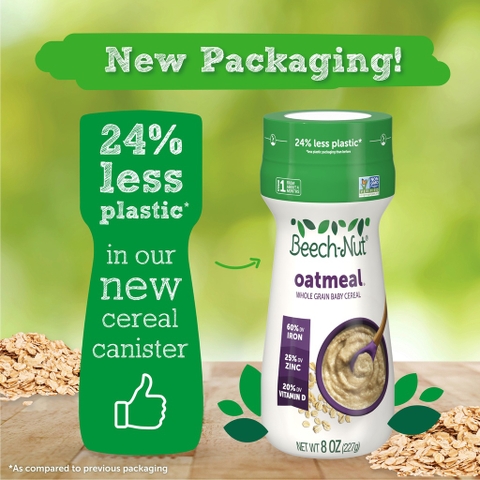 Bột ăn dặm yến mạch Beech Nut cho bé từ 4 tháng tuổi 227g