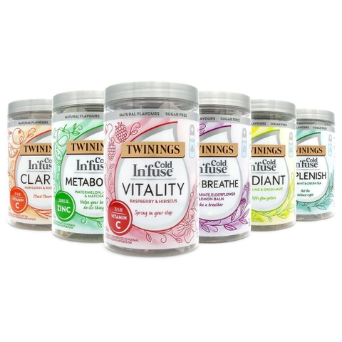 Trà nhúng lạnh trái cây Twinings Infuse Cold Water bổ xung thêm khoáng chất