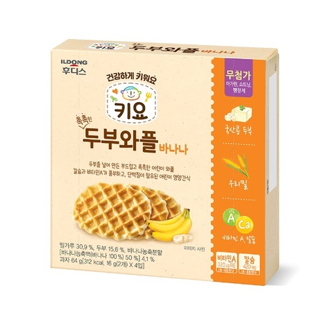 Bánh Waffle Ildong đậu hũ non chuối/khoai tây
