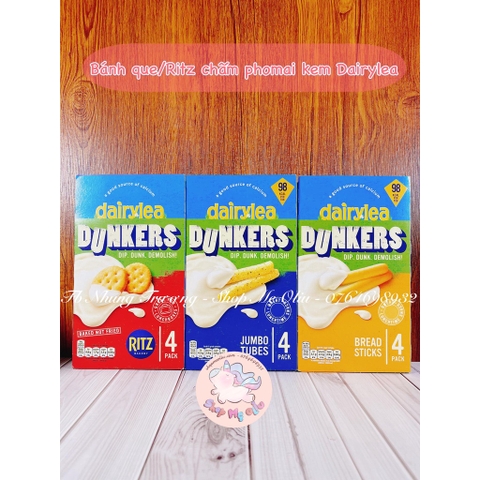 Bánh que/Bánh quy Ritz chấm phomai kem Dairylea