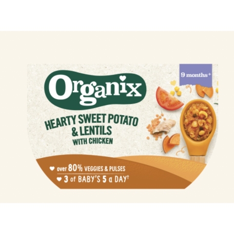 Hủ ăn dặm hữu cơ Organix cho bé từ 9 tháng 190g