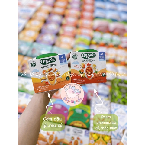 Hủ ăn dặm hữu cơ Organix cho bé từ 9 tháng 190g
