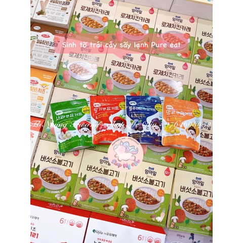 Sữa chua trái cây sấy khô Naebro cho bé từ 12 tháng 16g