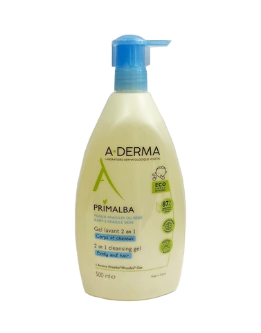 Sữa tắm gội toàn thân hữu cơ A-DERMA yến mạch 500ml - 750ml