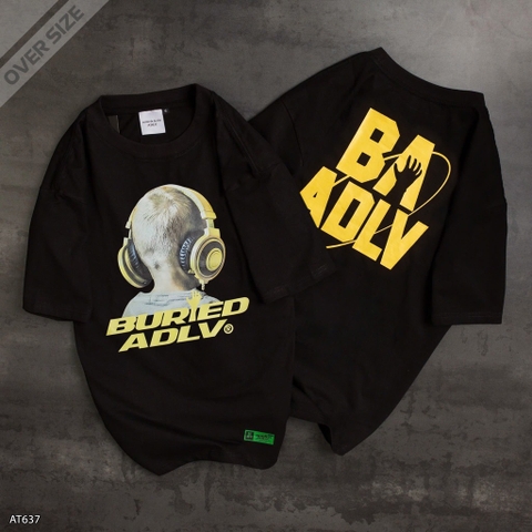 ÁO ADLV x BURIED ALIVE BLACK