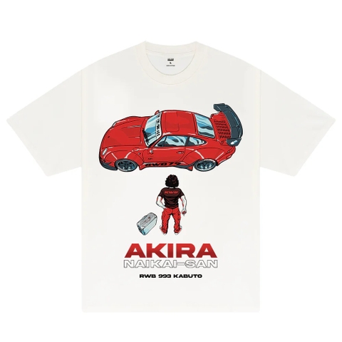 Áo Porsche RWB 993 Kabuto Akira White