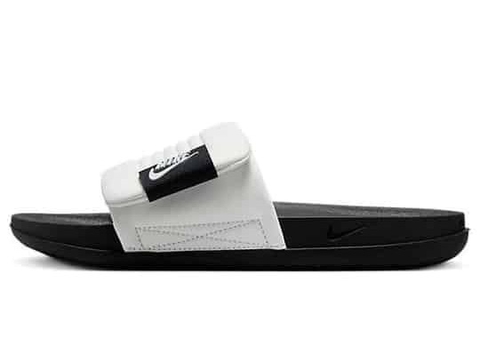 NIKE OFFCOURT SLIDE BLACK WHITE