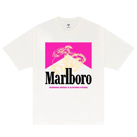 Áo Marlboro Riding High White