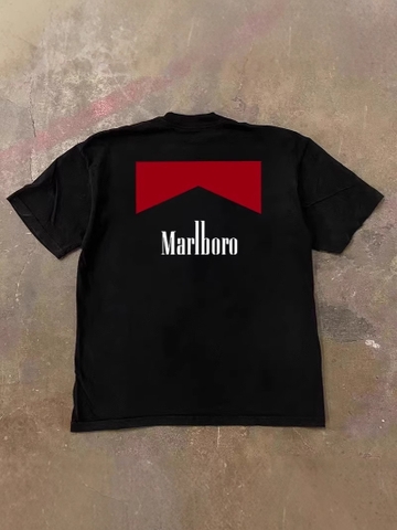 Áo Marlboro Typo Logo Black