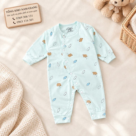Body sơ sinh dài tay thun lạnh VTKids VTBODY13