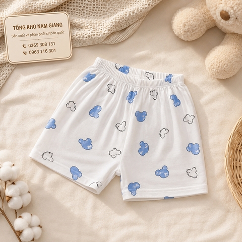 Quần đùi sơ sinh thun lạnh VTkids VTQ5