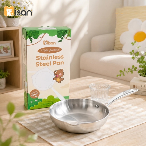 Chảo inox chống dính Misan 16cm