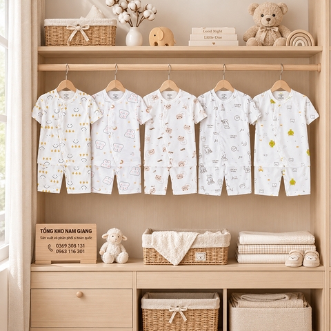 Body sơ sinh cộc tay petit VTKids VTBODY16