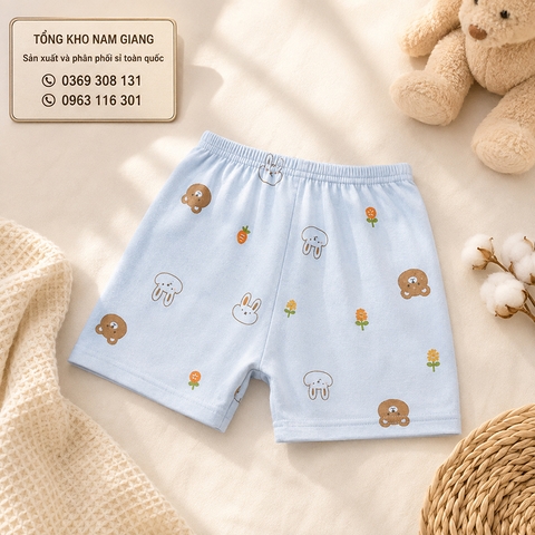 Quần đùi sơ sinh thun lạnh VTkids VTQ4