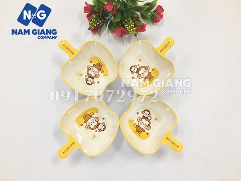 Bát ăn bột hình quả táo 342