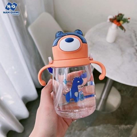 Bình hút chống sặc cho bé hình gấu 300ml
