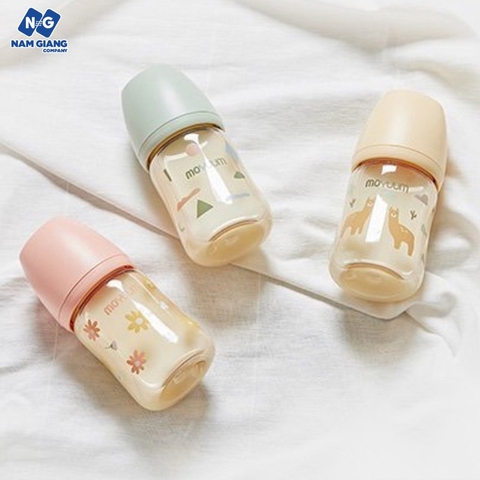 Bình sữa Moyuum họa tiết 170ml (chính hãng)