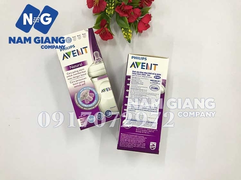 Bình sữa Philips Avent nhựa 260ml