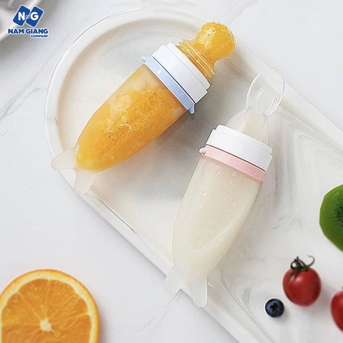 Bình thìa ăn dặm silicon SAMI 50ml
