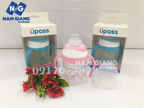 Bình uống nước núm hút mềm upass