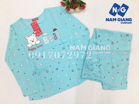 Bộ quần áo sau sinh màu vén ngực