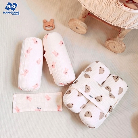 Chặn cao su non xô muslin Boona