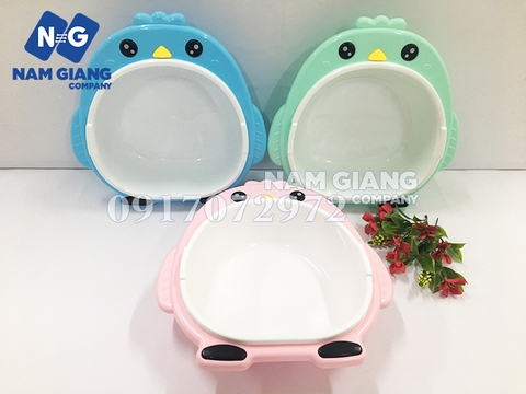 Chậu rửa mặt chim cánh cụt 2 in 1