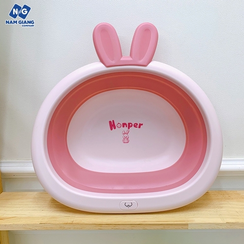 Chậu rửa mặt gấp gọn HONPER hình thỏ
