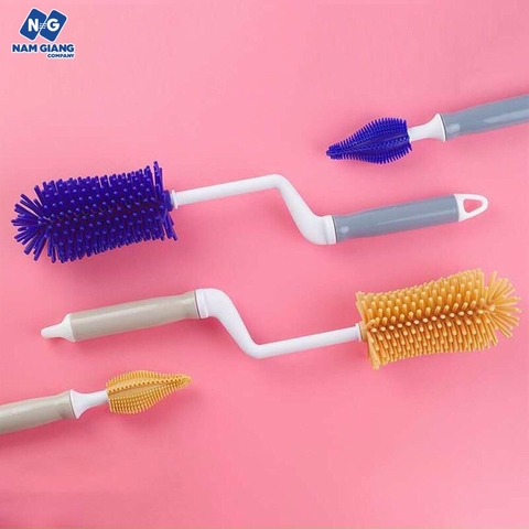 Cọ bình sữa KICHI silicon 2 chi tiết