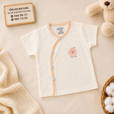 Áo cộc sơ sinh thun lạnh VTKids VTAC3
