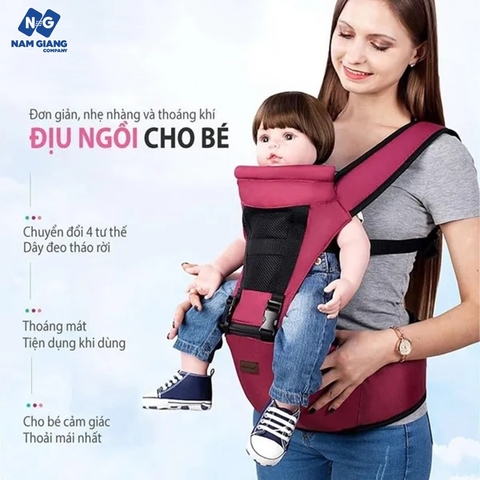 Địu ngồi cho bé KICHI