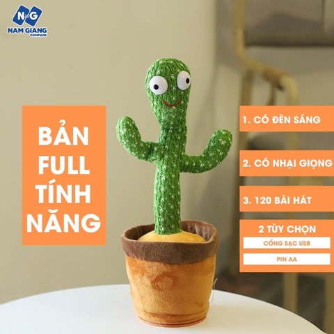 Đồ chơi xương rồng nhảy múa (full)