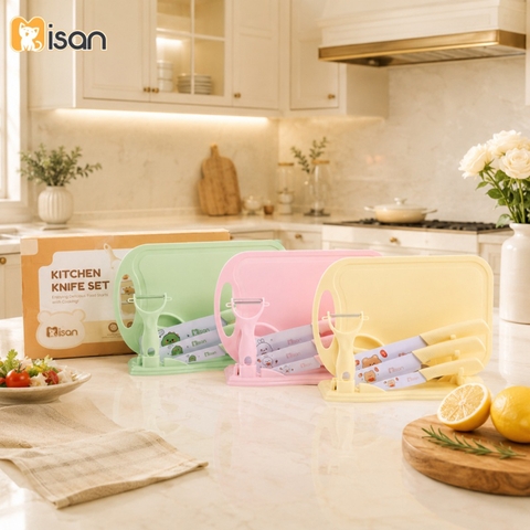 Bộ dao thớt chế biến Misan 7 chi tiết