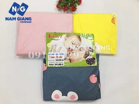 Ga chống thấm cotton violet(1m8x2m)