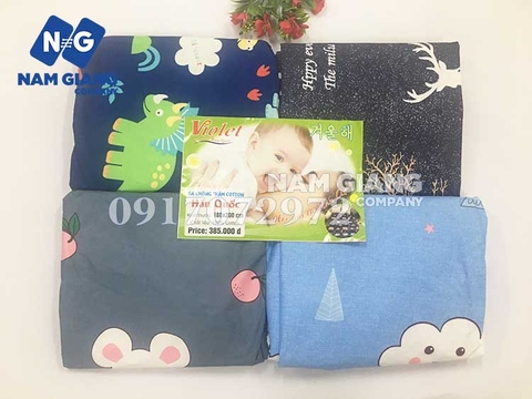 Ga chống thấm cotton violet(1m8x2m)