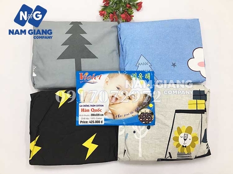 Ga chống thấm cotton violet (2m2x2m)