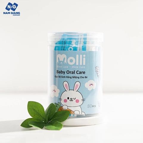 Gạc rơ lưỡi MOLLI tưa que