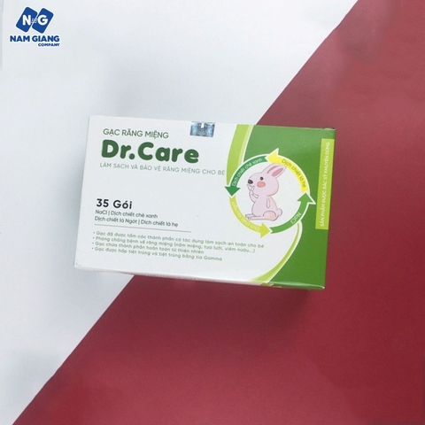Gạc rơ lưỡi vệ sinh răng miệng Dr Care