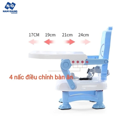 Ghế ăn dặm mắt kính gấp gọn cho bé
